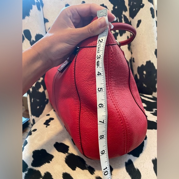 Kate Spade Y2K red pebbled leather shoulder bag - Picture 3 of 7